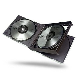 Double CD - Boîtier + Plateau noir, Jewel Case Boîtier CD