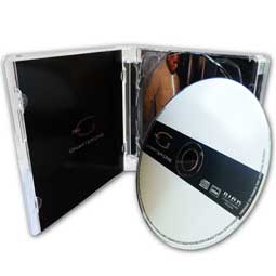 Boîtier CD cristal slim transparent