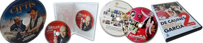 Pressage DVD en Boitier Slim DVD + Jaquette 